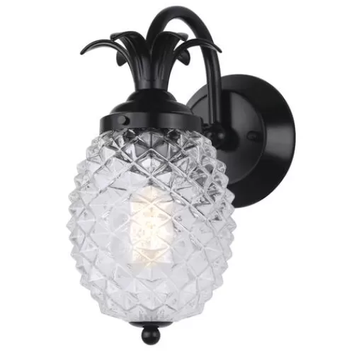 Best Deal Patriot Lighting® Pineapple Matte Black Outdoor Wall Light>* Shop