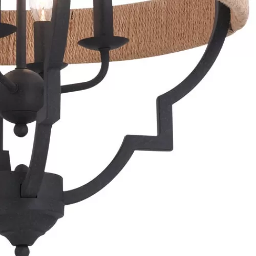 Best Pirce Patriot Lighting® Beaumont Textured Gray 4 Light Pendant>* Outlet
