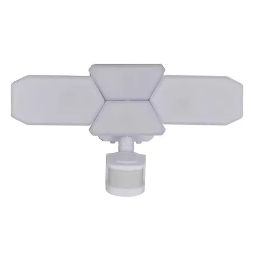 Best Pirce Patriot Lighting® Dualux White Led 4-Head Motion Sensor Outdoor Security Flood Light>* Cheap