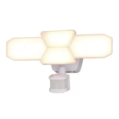 Best Pirce Patriot Lighting® Dualux White Led 4-Head Motion Sensor Outdoor Security Flood Light>* Cheap