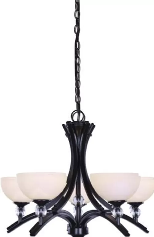 Best Reviews Of Patriot Lighting® Chantelle 5-Light Matte Black Chandelier>* Clearance