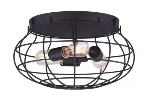 Best Reviews Of Patriot Lighting® Clairine Bronze 3-Light Flush Mount Ceiling Light>* Cheap