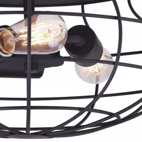 Best Reviews Of Patriot Lighting® Clairine Bronze 3-Light Flush Mount Ceiling Light>* Cheap
