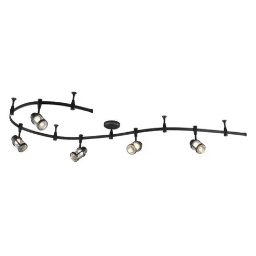 Best Reviews Of Patriot Lighting® Delon 5-Light Integrated Flexible Rail Led Track Light Set>* Sale