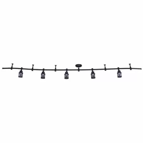 Best Reviews Of Patriot Lighting® Delon 5-Light Integrated Flexible Rail Led Track Light Set>* Sale