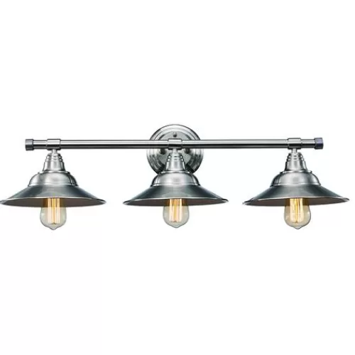Best Reviews Of Patriot Lighting® Denzel Brushed Nickel 3-Light Vanity Light>* Best Sale