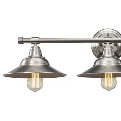 Best Reviews Of Patriot Lighting® Denzel Brushed Nickel 3-Light Vanity Light>* Best Sale