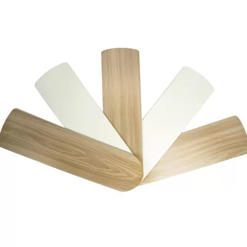 Best Sale Patriot Lighting® 52″ Light Oak/White Ceiling Fan Replacement Blades – 5 Pcs/Set>* Flash Sale