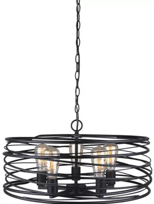 Best Sale Patriot Lighting® Ryland Black 5-Light Pendant>* New