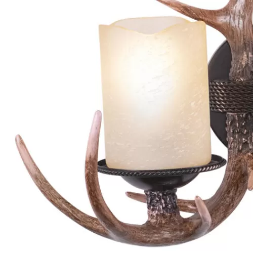 Best Sale Patriot Lighting® Yoho Black Walnut 2 Light Antler Vanity Light>* Flash Sale
