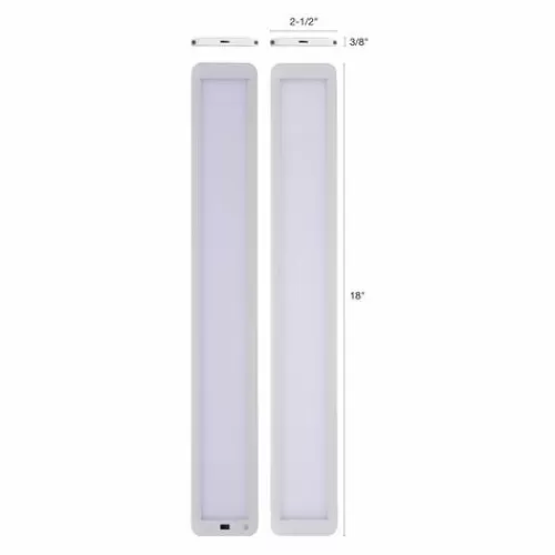 Brand New Patriot Lighting® 18″ Led Plug-In Under Cabinet Strip Light – 2 Pack>* Fashion