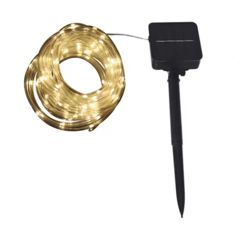 Brand New Patriot Lighting® 32.89′ White Solar Led Rope Light>* Best Sale