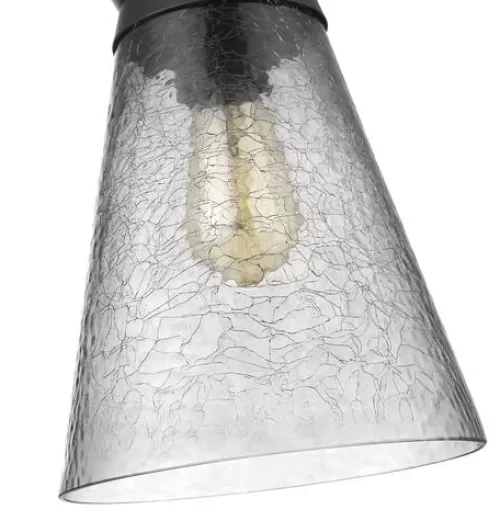 Brand New Patriot Lighting® Abelia Black 1-Light Pendant>* Flash Sale