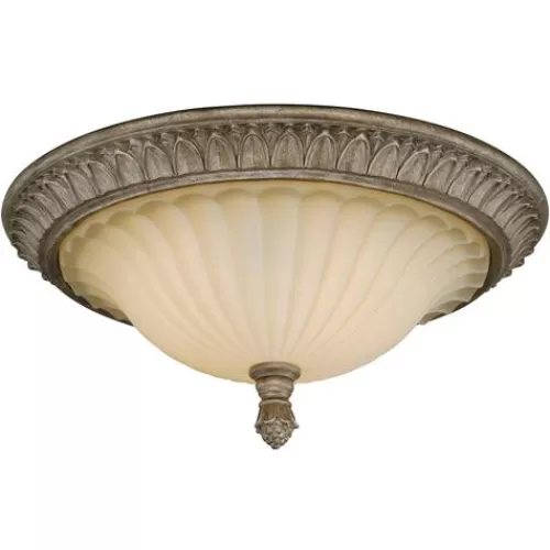 Brand New Patriot Lighting® Avenant French Bronze 3 Light Flush Mount Ceiling Light>* Shop