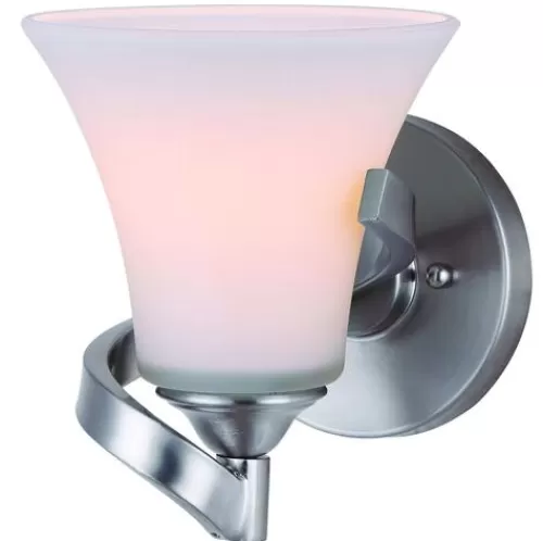 Brand New Patriot Lighting® Dee Brushed Nickel 1-Light Vanity Light>* Flash Sale