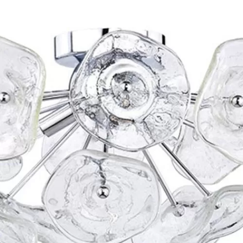 Brand New Patriot Lighting® Dessa Chrome 3-Light Flush Mount Ceiling/Pendant Light>* Outlet