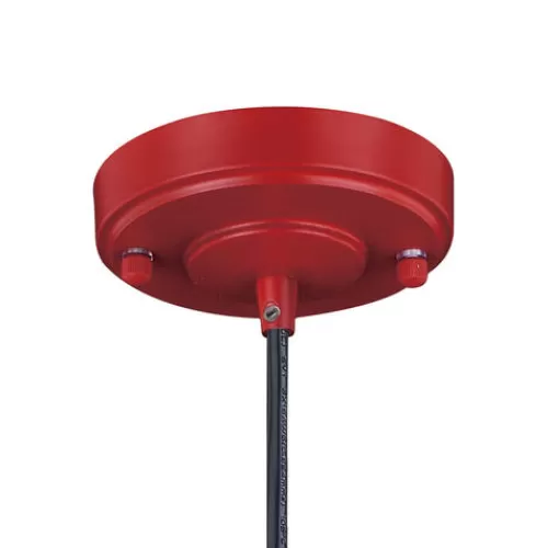Brand New Patriot Lighting® Dorado Red Outdoor Pendant Light>* Flash Sale