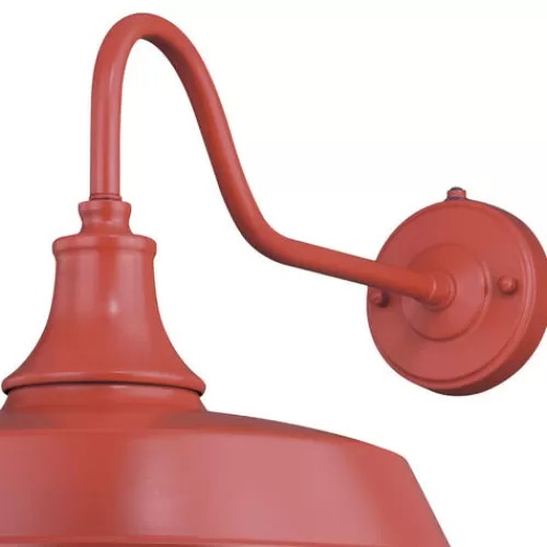 Brand New Patriot Lighting® Dorado Red Outdoor Wall Light>* New