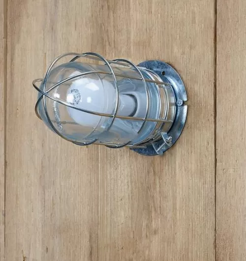 Budget Patriot Lighting® All-Weather 1-Light Wall/Ceiling Barn Light W/ Metal Guard>* Online