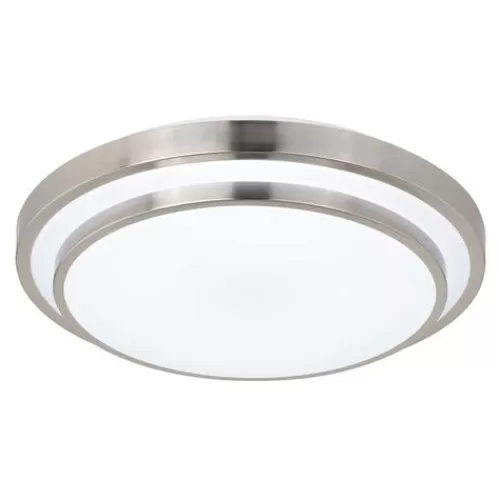 Budget Patriot Lighting® Helos 20-1/2″ Satin Nickel Led Flush Mount Ceiling Light>* Cheap