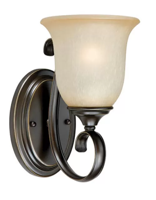 Budget Patriot Lighting® Mavis Oil-Brushed Bronze With Gold Accents 1-Light Wall Light>* Sale