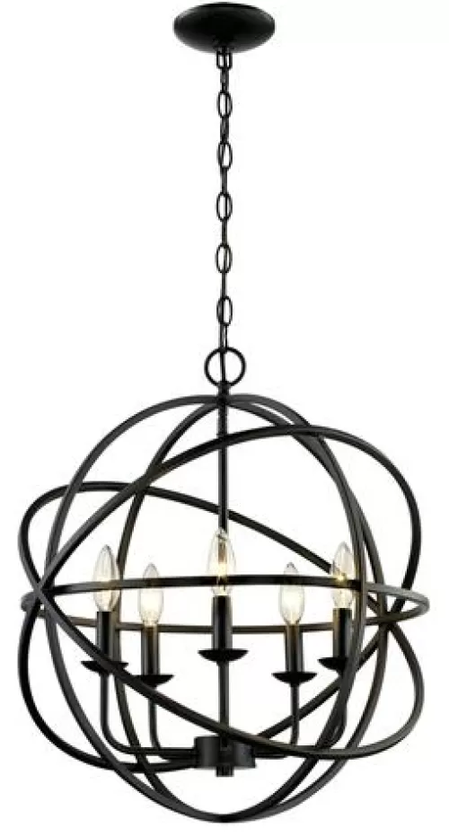 Budget Patriot Lighting® Nucleus Bronze 5 Light Pendant>* Cheap