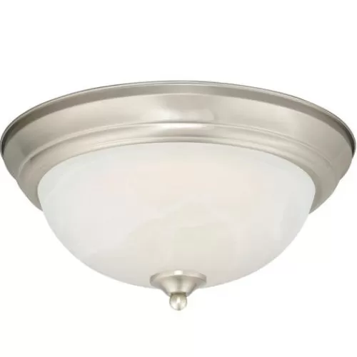 Budget Patriot Lighting® Payton Satin Nickel Integrated Led Flush Mount Ceiling Light>* Store