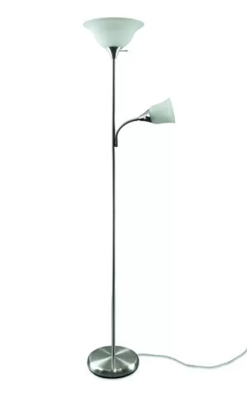 Budget Patriot Lighting® Stacey Brushed Nickel Mother Daughter Floor Lamp>* Sale