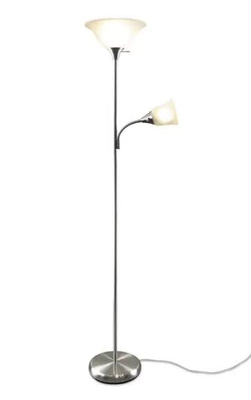 Budget Patriot Lighting® Stacey Brushed Nickel Mother Daughter Floor Lamp>* Sale