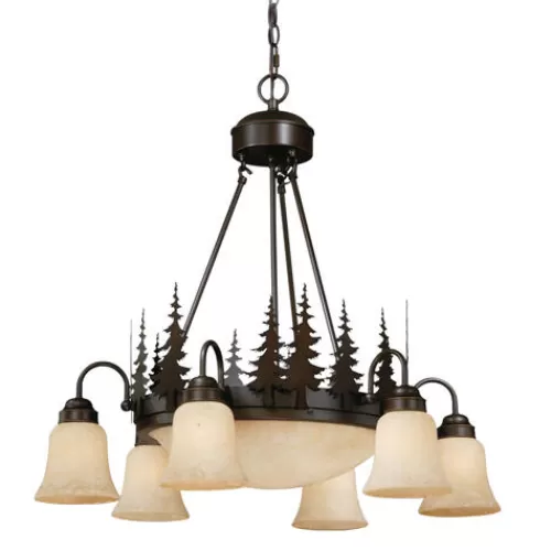 Budget Patriot Lighting® Yosemite Burnised Bronze 9 Light Chandelier>* Cheap