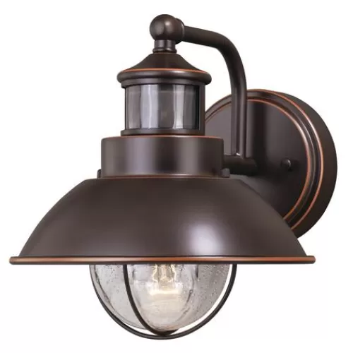 Buy Patriot Lighting® Dualux® Harwich Burnished Bronze Outdoor Wall Light>* Shop
