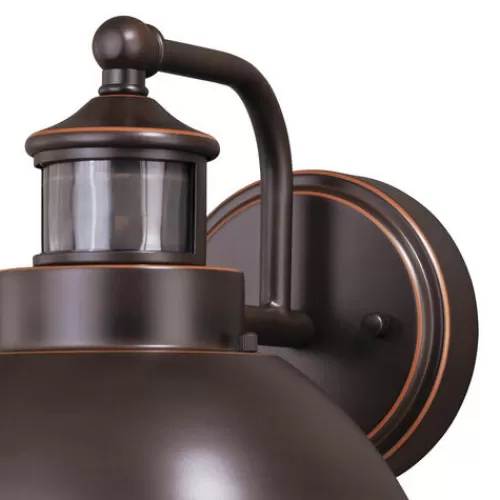 Buy Patriot Lighting® Dualux® Harwich Burnished Bronze Outdoor Wall Light>* Shop