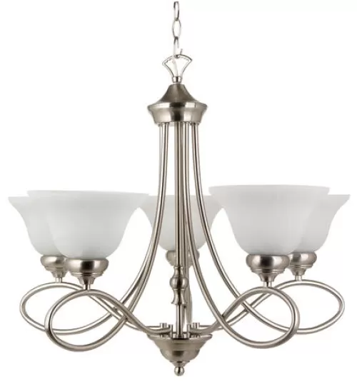 Buy Patriot Lighting® Rianto 5-Light Brushed Nickel Chandelier>* Hot