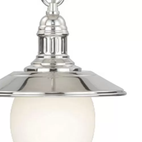 Cheap Patriot Lighting® Marina Bay Polished Nickel 1-Light Pendant>* Sale