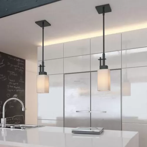Cheap Patriot Lighting® Michael Matte Black 1-Light Mini Pendant>* Clearance