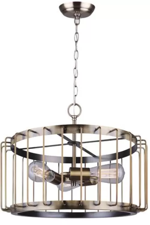 Cheap Patriot Lighting® Paz Gold 3-Light Pendant>* Best Sale