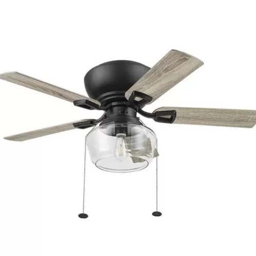 Cheapest Patriot Lighting™ Anahy 44″ Matte Black Indoor Led Ceiling Fan>* Best