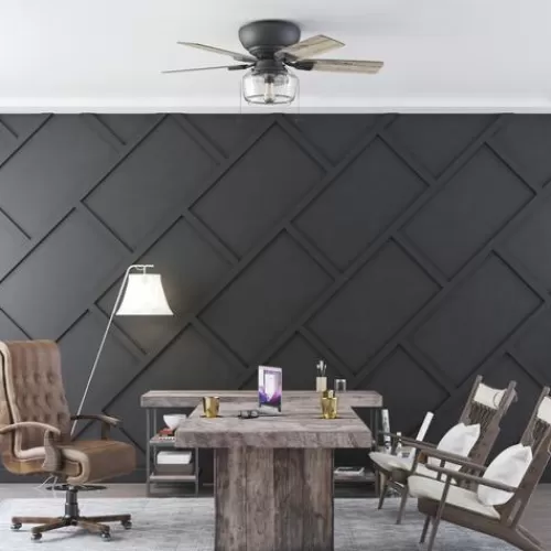 Cheapest Patriot Lighting™ Anahy 44″ Matte Black Indoor Led Ceiling Fan>* Best