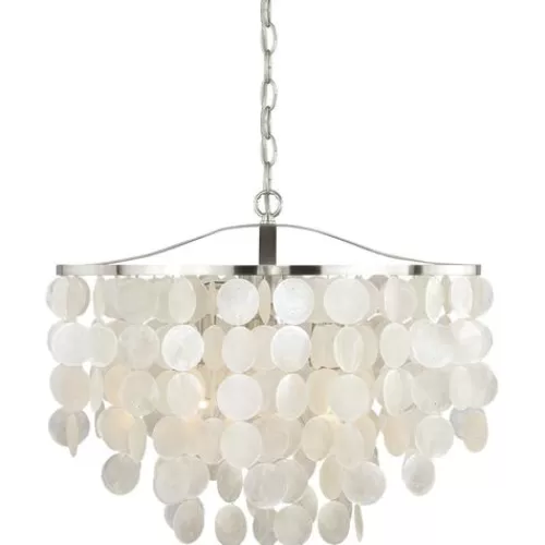 Cheapest Patriot Lighting® Elsa Satin Nickel 3-Light Pendant>* Sale