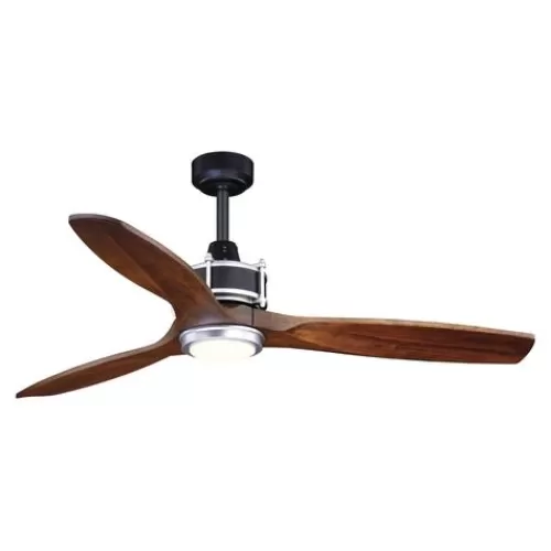 Cheapest Patriot Lighting® Matrix 52″ Matte Black & Brushed Silver Indoor/Outdoor Led Ceiling Fan>* New