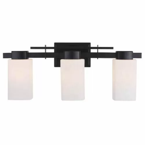 Cheapest Patriot Lighting® Michael Matte Black 3-Light Vanity Light>* Store