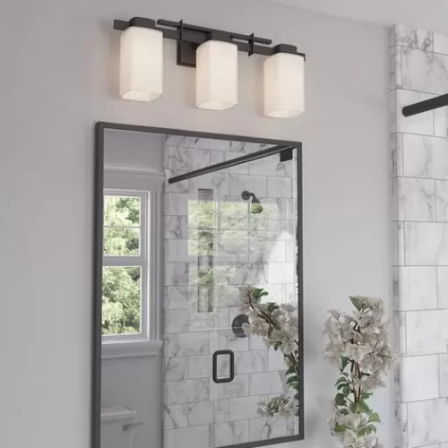 Cheapest Patriot Lighting® Michael Matte Black 3-Light Vanity Light>* Store
