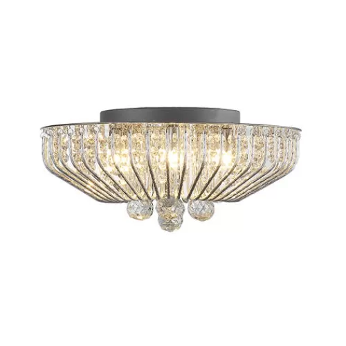 Cheapest Patriot Lighting® Mio Crystal 5-Light Flush Mount Ceiling Light>* Sale