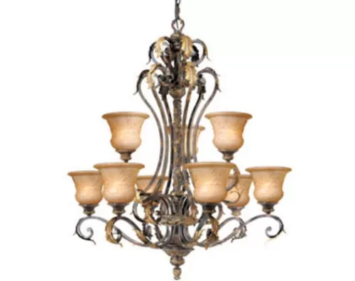 Cheapest Patriot Lighting® Monaco 9-Light Peruvian Patina Chandelier>* Cheap