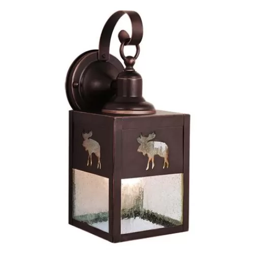 Cheapest Patriot Lighting® Moose Burnished Bronze Outdoor Wall Light>* Hot
