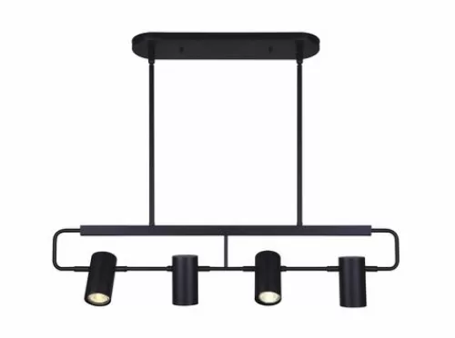 Cheapest Patriot Lighting® Traza Matte Black 4-Light Island Light>* Clearance