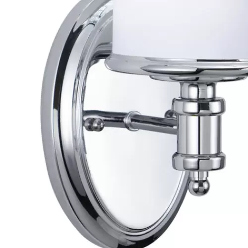 Coupon Patriot Lighting® Carlisle Chrome 1 Light Vanity Light>* Flash Sale