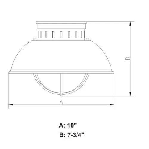 Coupon Patriot Lighting® Harwich Burnished Bronze Outdoor Flush Mount Light>* Outlet