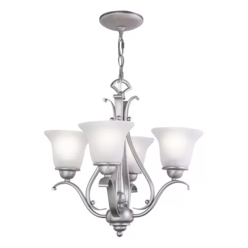 Coupon Patriot Lighting® Monrovia Brushed Nickel 4 Light Chandelier>* New