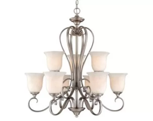 Coupon Patriot Lighting® Riviera 9-Light Antique Pewter Chandelier>* Sale